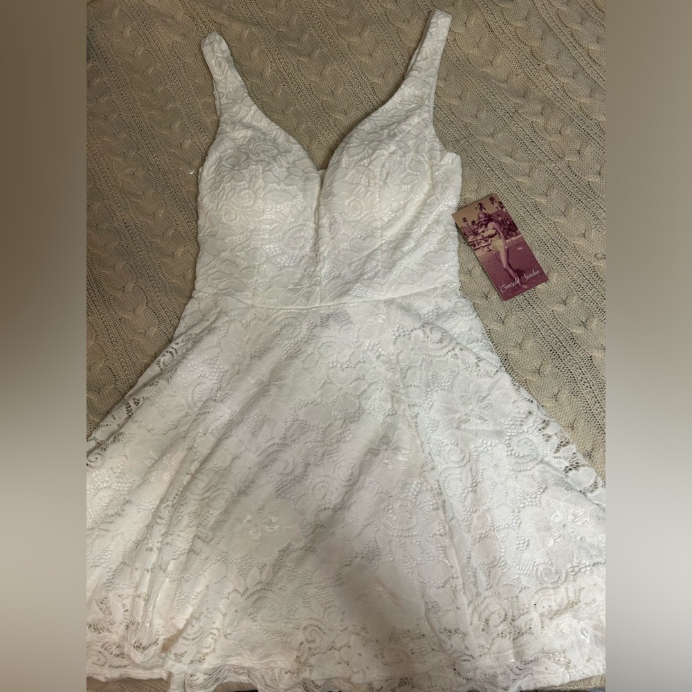 white dress NWT